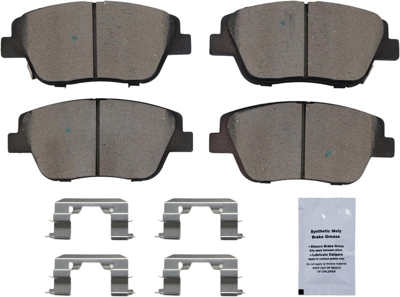 HUSCH D1444 Front Ceramic Brake Pads Kit Fit For Hyundai Sonata 2011-2015, For Kia Optima 2011-2016 - Image 2